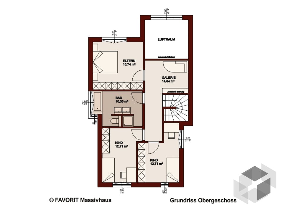 Concept Design 149 von Favorit Massivhaus Grundriss