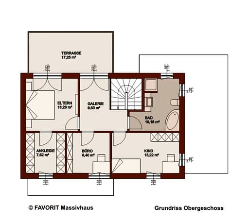 Massivhaus Concept Design 162 von Favorit Massivhaus Schlüsselfertig ab 403990€, Cubushaus Grundriss 2