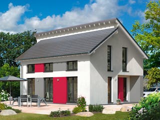 Massivhaus Concept 1.0 P von Ein SteinHaus Ausbauhaus ab 179990€, Pultdachhaus Außenansicht 1