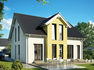 Massivhaus Concept 11.0 von Ein SteinHaus Ausbauhaus ab 155990€, Satteldach-Klassiker Außenansicht 1