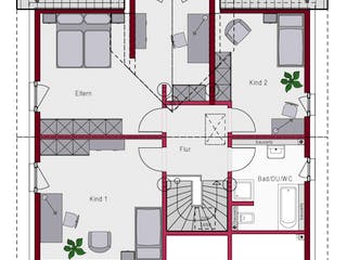 Massivhaus Concept 11.0 von Ein SteinHaus Ausbauhaus ab 155990€, Satteldach-Klassiker Grundriss 2
