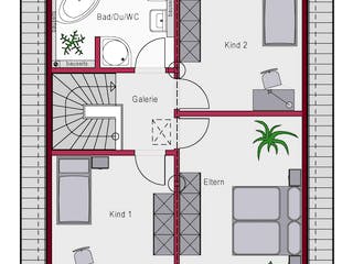 Massivhaus Concept 1.2 von Ein SteinHaus Ausbauhaus ab 131990€, Satteldach-Klassiker Grundriss 2