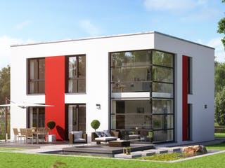 Massivhaus Concept 15.0 S von Ein SteinHaus Ausbauhaus ab 184990€, Cubushaus Außenansicht 1