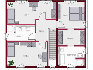 Massivhaus Concept 15.0 S von Ein SteinHaus Ausbauhaus ab 184990€, Cubushaus Grundriss 2