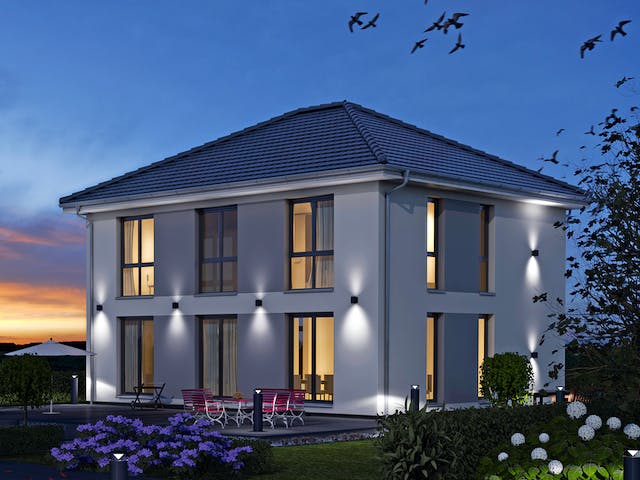 Massivhaus Concept 3.0 S von Ein SteinHaus Ausbauhaus ab 164990€, Stadtvilla Außenansicht 1