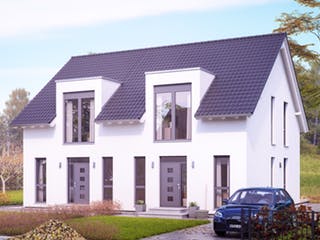 Massivhaus Concept 4.0 D von Ein SteinHaus Ausbauhaus ab 141990€, Satteldach-Klassiker Außenansicht 1