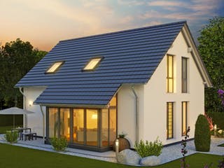 Massivhaus Concept 4.1 von Ein SteinHaus Ausbauhaus ab 142990€, Satteldach-Klassiker Außenansicht 1