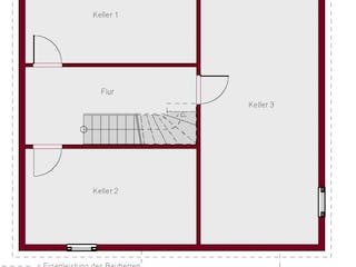 Massivhaus Concept 4.1 von Ein SteinHaus Ausbauhaus ab 142990€, Satteldach-Klassiker Grundriss 3