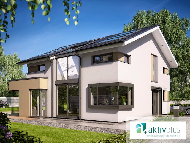 Fertighaus CONCEPT-M 153 Stuttgart von Bien-Zenker Schlüsselfertig ab 836663€, Satteldach-Klassiker Außenansicht 3