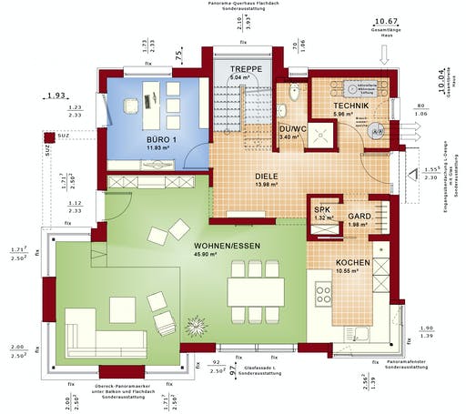 CONCEPT-M 153 Stuttgart Floorplan 1