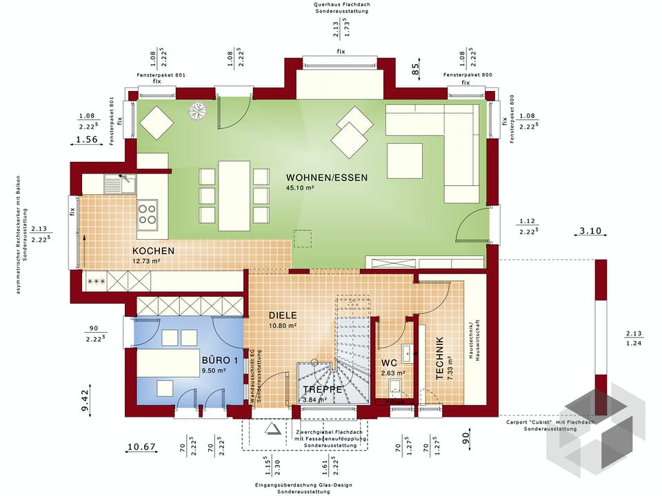 CONCEPT-M 167 Rheinbach von Bien-Zenker Grundriss