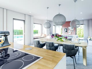 Fertighaus CONCEPT-M 167 Rheinbach von Bien-Zenker Schlüsselfertig ab 569930€, Satteldach-Klassiker Innenansicht 2
