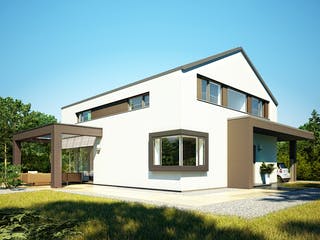 Fertighaus CONCEPT-M 172 Köln von Bien-Zenker Schlüsselfertig ab 772237€, Satteldach-Klassiker Außenansicht 2