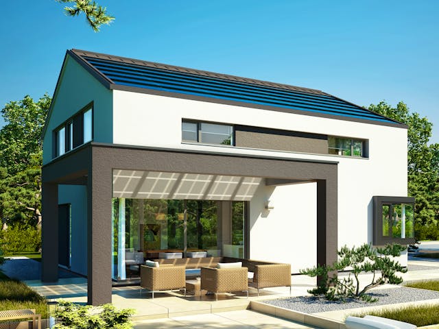 Fertighaus CONCEPT-M 172 Köln von Bien-Zenker Schlüsselfertig ab 772237€, Satteldach-Klassiker Außenansicht 3