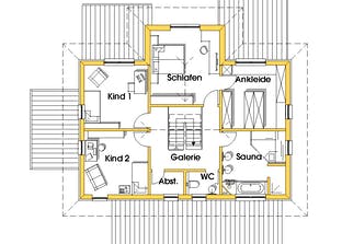 Conny (KfW-Effizienzhaus 40) Grundriss