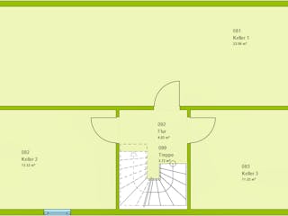 Fertighaus Contur 1 von massa haus Ausbauhaus ab 84999€, Pultdachhaus Grundriss 3