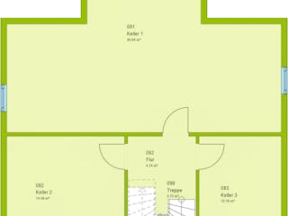 Fertighaus Contur 2 V2 von massa haus Ausbauhaus ab 98999€, Pultdachhaus Grundriss 3