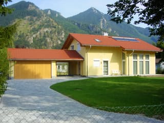 Fertighaus Cornelia von Ludwig Andrä Holzbau Schlüsselfertig ab 293667€, Satteldach-Klassiker Außenansicht 1