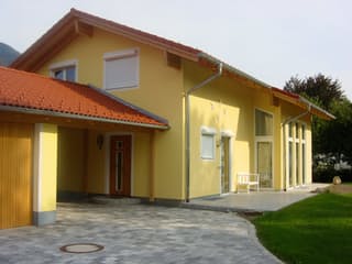 Fertighaus Cornelia von Ludwig Andrä Holzbau Schlüsselfertig ab 293667€, Satteldach-Klassiker Außenansicht 11