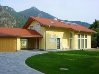 Fertighaus Cornelia von Ludwig Andrä Holzbau Schlüsselfertig ab 293667€, Satteldach-Klassiker Außenansicht 12