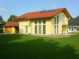 Fertighaus Cornelia von Ludwig Andrä Holzbau Schlüsselfertig ab 293667€, Satteldach-Klassiker Außenansicht 15