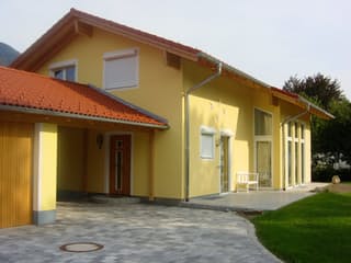 Fertighaus Cornelia von Ludwig Andrä Holzbau Schlüsselfertig ab 293667€, Satteldach-Klassiker Außenansicht 19