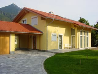 Fertighaus Cornelia von Ludwig Andrä Holzbau Schlüsselfertig ab 293667€, Satteldach-Klassiker Außenansicht 10