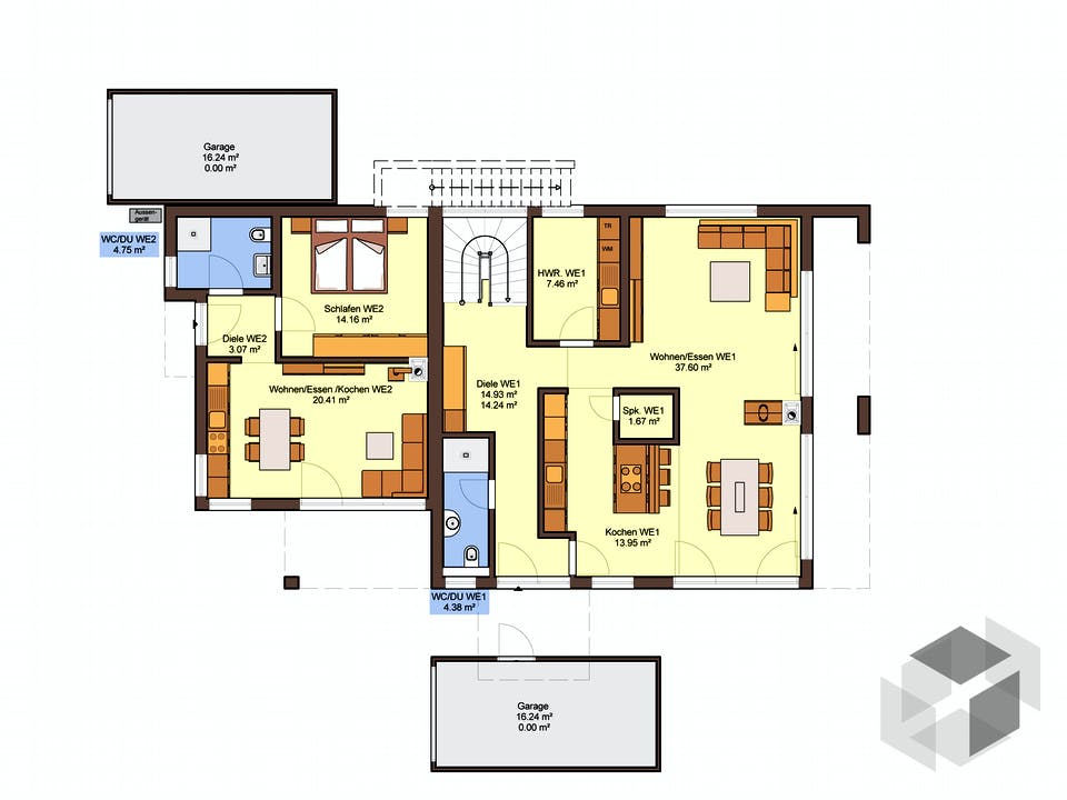 Corradino von Büdenbender Hausbau Grundriss