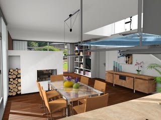 Fertighaus Cube 250 von SOLID-HAUS Schlüsselfertig ab 349700€, Cubushaus Innenansicht 1