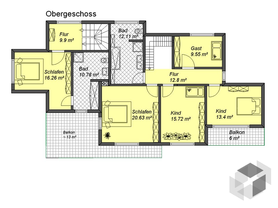 Cube 260 von SOLID-HAUS Grundriss