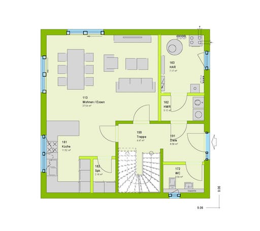 Cube 6 Floorplan 1