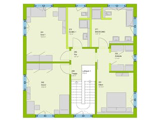 Fertighaus Cube 8 von massa haus Ausbauhaus ab 139999€, Cubushaus Grundriss 2