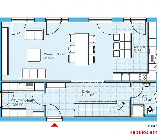 Hanse - Cubus 148 Floorplan 1