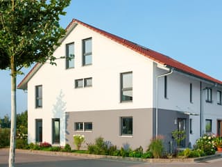 Fertighaus D 15-161.1 von SchwörerHaus Schlüsselfertig ab 299650€, Satteldach-Klassiker Außenansicht 1