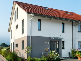 Fertighaus D 15-161.1 von SchwörerHaus Schlüsselfertig ab 299650€, Satteldach-Klassiker Außenansicht 2