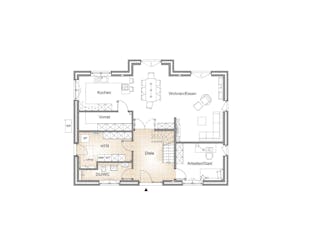 Massivhaus Kapitänshaus 205 von Kähler Massivhaus Schlüsselfertig ab 495500€, Satteldach-Klassiker Grundriss 2
