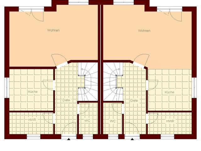 Massivhaus Stralsund von TIMOWA Massivhäuser Schlüsselfertig ab 515900€, Satteldach-Klassiker Grundriss 1