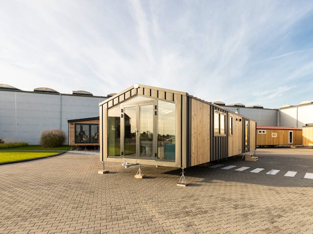 Fertighaus G-Spot von Easy Homes - Tiny- & Modulhäuser Schlüsselfertig ab 130000€, Bungalow Außenansicht 1