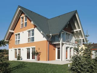 Fertighaus Da Capo 86 von SCHWABENHAUS, Satteldach-Klassiker Außenansicht 1