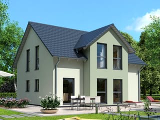 Fertighaus Da Capo 68 von SCHWABENHAUS Schlüsselfertig ab 264840€, Satteldach-Klassiker Außenansicht 1