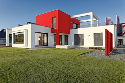Dachterrasse Fertighaus