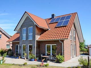 Fertighaus Alexandra (KfW-Effizienzhaus 40 EE) von Dammann-Haus Schlüsselfertig ab 360700€, Außenansicht 7