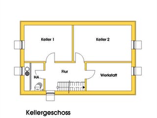 Fertighaus Birgit (KfW-Effizienzhaus 40 EE) von Dammann-Haus Schlüsselfertig ab 381300€, Pultdachhaus Grundriss 3