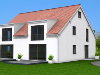 Fertighaus Dana-Carina 175 von Klaus Kowalski Immobilien Schlüsselfertig ab 180682€, Satteldach-Klassiker Außenansicht 2