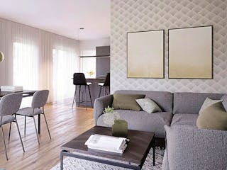Fertighaus Daylight-E-144 E2 von Danhaus Deutschland Ausbauhaus ab 303551€, Satteldach-Klassiker Innenansicht 1