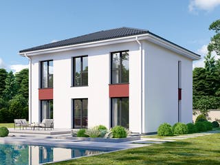 Fertighaus Park 140.1W von Danwood - Österreich Schlüsselfertig ab 321600€, Stadtvilla Außenansicht 2