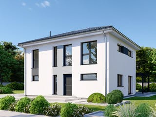Fertighaus Park 150.1W von Danwood - Österreich Schlüsselfertig ab 335600€, Stadtvilla Außenansicht 1