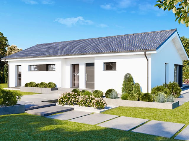 Fertighaus Perfect 116 von Danwood - Österreich Schlüsselfertig ab 290800€, Satteldach-Klassiker Außenansicht 1