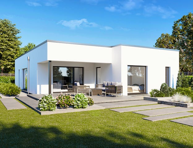 Fertighaus-Bungalow aus Polen von Danwood