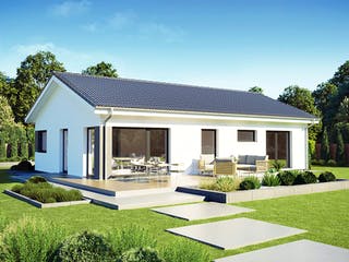 Fertighaus Perfect 95 von Danwood - Österreich Schlüsselfertig ab 249600€, Bungalow Außenansicht 2